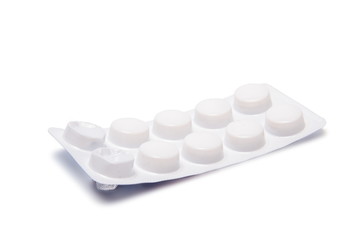 one blister of tablets