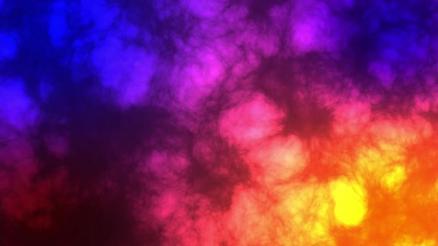 graphic abstract colored cloudy background animated