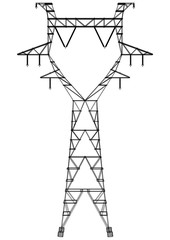 high voltage tower blueprint