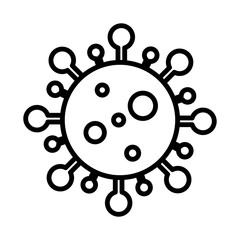 Corona virus icon vector