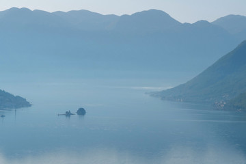 Obraz na płótnie Canvas Bay of Kotor, Adriatic Sea, Montenegro