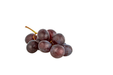 slice of ripe sweet grape isolated on white background