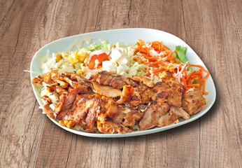  Fast food Snack and french fries. Each snack have a clipping path