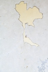 Old Thailand Map