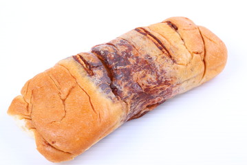 Bread isolated on white background