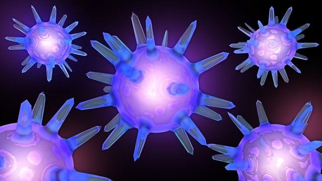 The virus covic 19 Close up&nbsp;