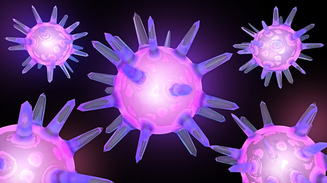 The virus covic 19 Close up&nbsp;