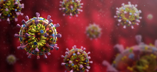 Fototapeta na wymiar Covid-19 coronavirus global pandemic disease