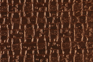 Artificial textured leather background synthetics closeup macro
