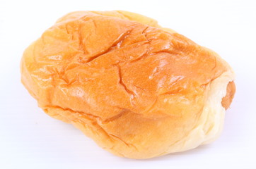Bread isolated on white background