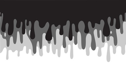 liquid chocolate cream. Dripping paint shape. Current liquid stains, inks, water. Paint flows.Vector illustration. Color isolated background.