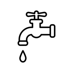 Tap Water icon vector