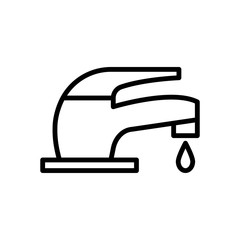 Tap Water icon vector