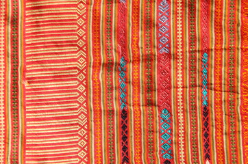 Close up thai silk background