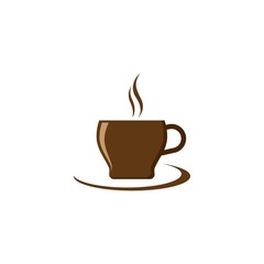 Coffee cup logo template
