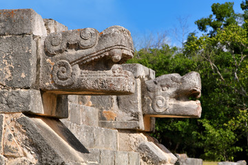 Platform of the Tigers and Eagles Chichen Itza 