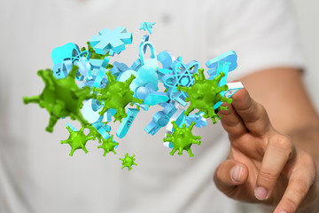 epidemic coronavirus 2019-nCoV, Novel Coronavirus Alert outbreak . Virus Covid 19-NCP. Spread of...