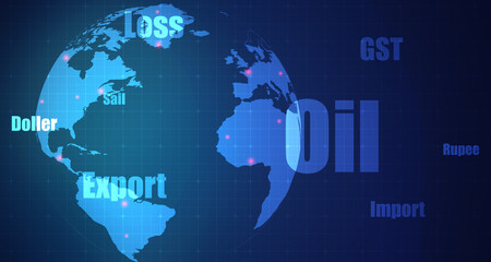 2D Digital Abstract Business Networking background