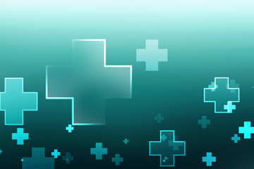 2D illustration medical structure background