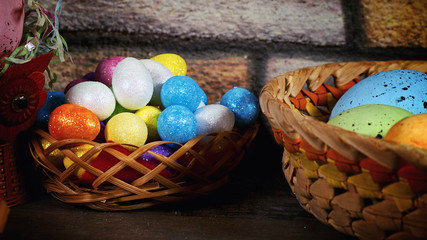 Colorful Traditional Easter Paschal Eggs