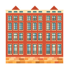 Fototapeta premium Traditional architecture of Netherlands