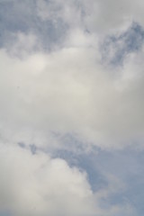 Fototapeta na wymiar white clouds against a blue sky