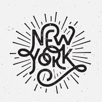 New York t shirt fashion print