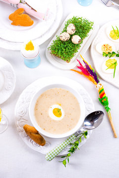 Easter In Polish: Sour Flour Soup For Easter Breakfast (Żurek)