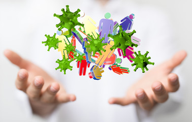 epidemic virus people group 3d epidemic