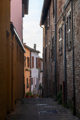 Fabriano, Marches, Italy: historic buildings