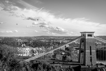A view on Bristol in Bnw
