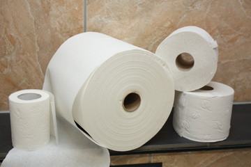 Vorrat an Toilettenpapier