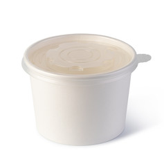 unlabeled paper food box