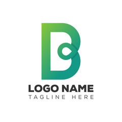 Obraz premium b letter logo design