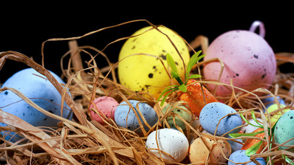 Colorful Traditional Easter Paschal Eggs