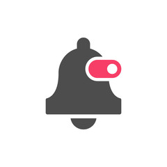 Bell turn off glyph icon