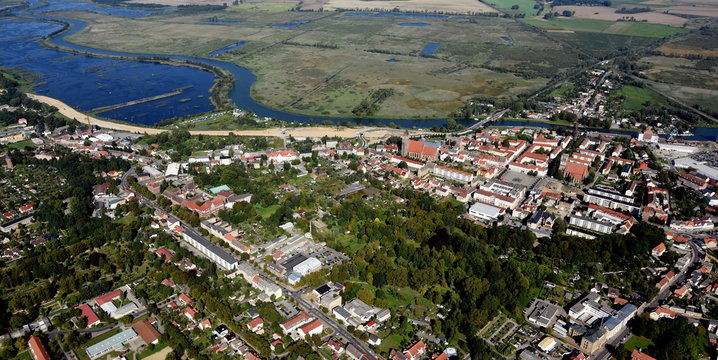 Anklam an der Peene Stadtzentrum 2014