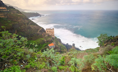 Old water elevator, Hamilton House, Tenerife, Canary Islands