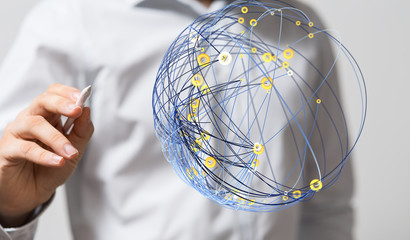 the 3d Global Network Of People.