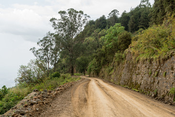 Road in Simien Mountains, Ethiopia