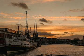 Bristol Harbourside evening