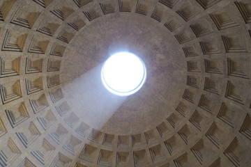 dome, pantheon, rome, church, architecture, italy, ceiling, ancient, cupola, light, interior, building, cathedral, roof, old, religion, inside, landmark, monument, europe, roman, temple, basilica, vat