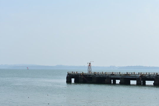 bridge of dona paula in goa, India
