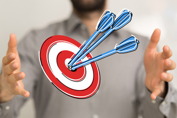  makes a dart throw on the target. The concept of persistence in business..