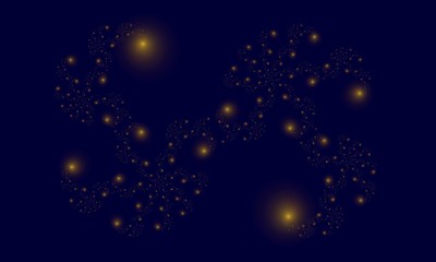 glowing fractal pattern