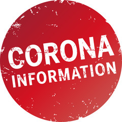 roter Button Corona Information