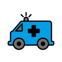 Ambulance icon vector