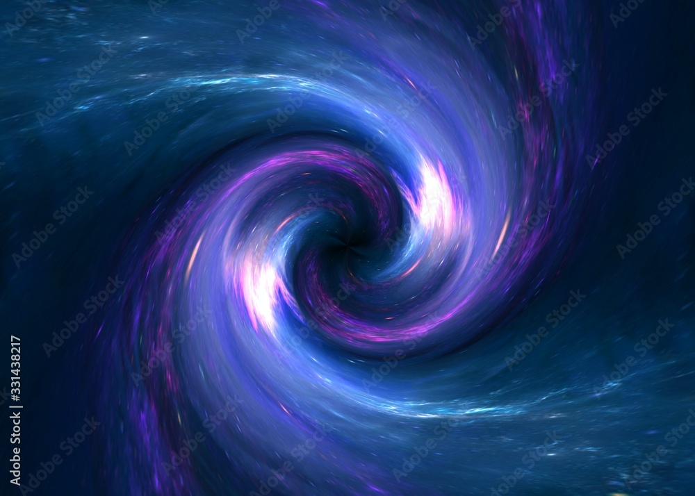 Wall mural black hole, science fiction wallpaper. beauty of deep space. colorful graphics for background, like 