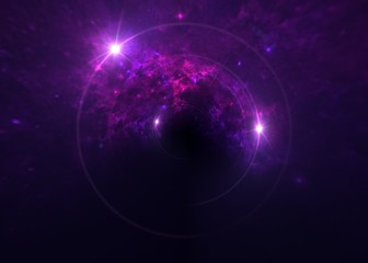 black hole, science fiction wallpaper. Beauty of deep space. Colorful graphics for background, like...