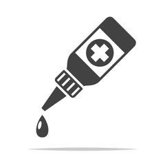 Antiseptic icon vector isolated